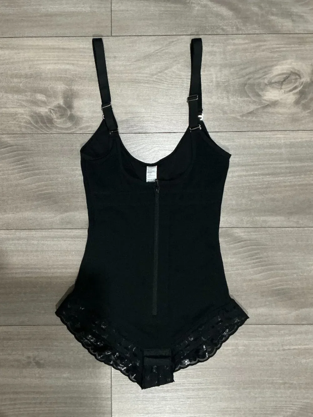 NWT Black Open Bust Shapewear - High Compression with Ruched Butt Lift Faja
